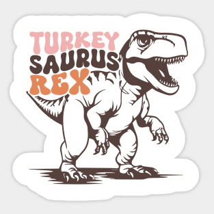 Turkeysaurus Rex Sticker